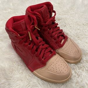 Jordan 1 Retro High Premium Tan Dip-Toe, Size 6.5